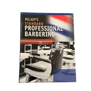 Milady Standard Professional Barbering Textbook Adult OS  Good Hardcover